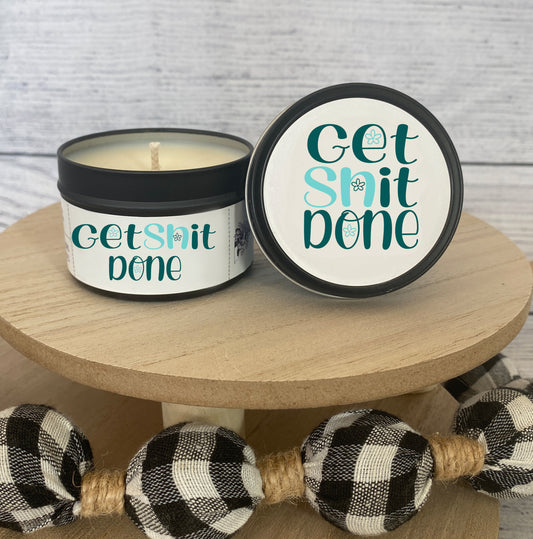 Candle Tin - Get Shit Done